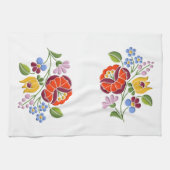 Kalocsa Stickerei-Ungar-Volkskunst Geschirrtuch (Horizontal)