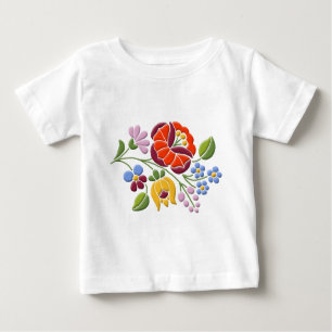Kalocsa Stickerei - ungarische Volkskunst Baby T-shirt