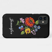 Kalocsa Stickerei - ungarische Volkskunst Case-Mate iPhone Hülle (Rückseite (Horizontal))