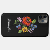 Kalocsa Stickerei - Ungarische Volkskunst Case-Mate iPhone Hülle (Rückseite (Horizontal))