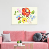 Kalocsa - Ungarische Kunst-Leinwand Leinwanddruck (Insitu (Wohnzimmer))