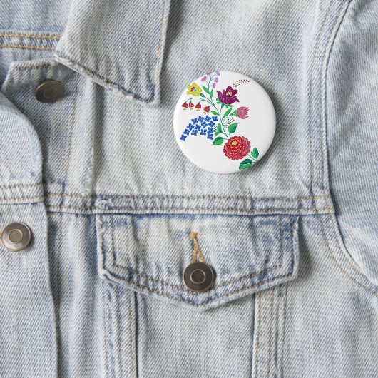 Kalocsai Blume Stem Button (Beispiel)