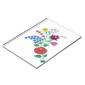 Kalocsai Blume Stem Notizblock (Linke Seite)