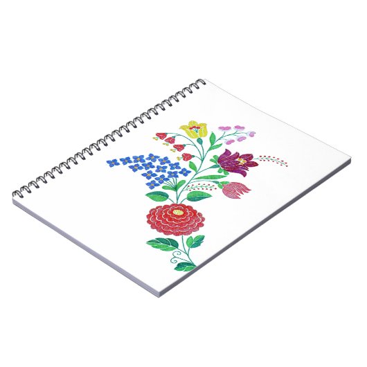 Kalocsai Blume Stem Notizblock (Linke Seite)