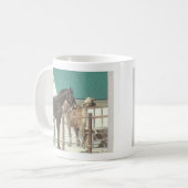 Kalona Amish Pferde Kaffeetasse (Vorderseite Links)