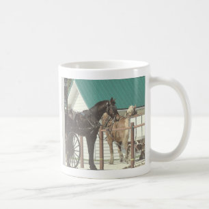 Kalona Amish Pferde Kaffeetasse