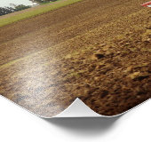 Kalona, Iowa-Feldarbeit Fotodruck (Ecke)