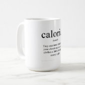 Kalorien!!!! Kaffeetasse (Vorderseite Links)