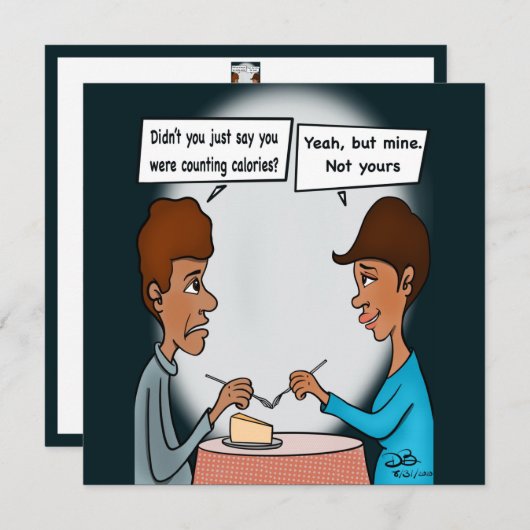 Kalorienflatkarte (Vorne/Hinten)