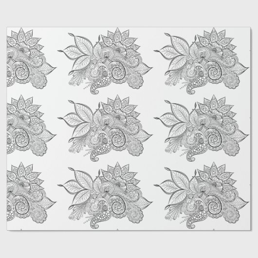 Kalorienzeitpapier Geschenkpapier (Flach)