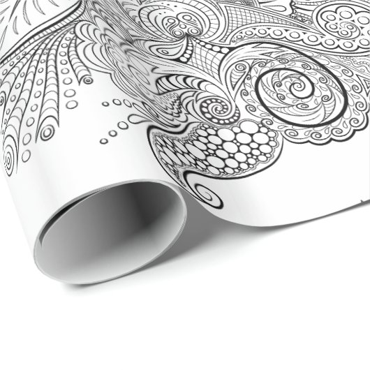 Kalorienzeitpapier Geschenkpapier (Rolleneckpunkt)