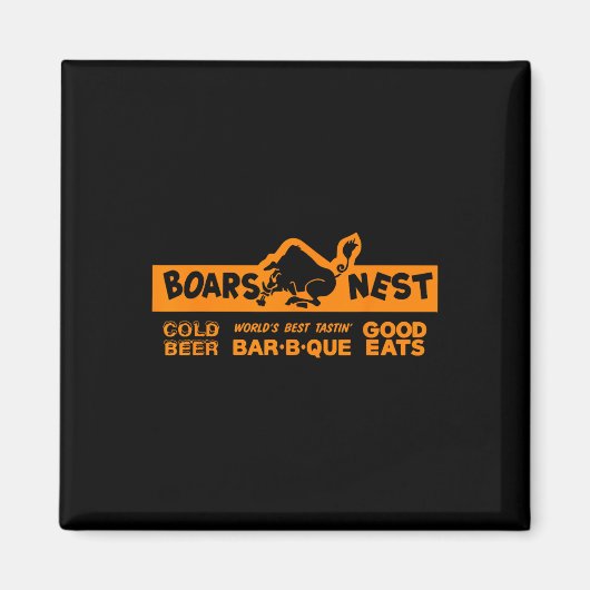 Kalt Bier Gutes Essen Bbq Magnet (Vorne)