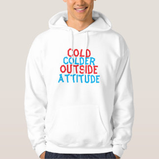 Kalt draußen, kältere Einstellung – Streetwear Hoo Hoodie