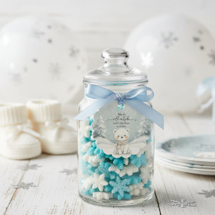 Kalt draußen Winter geschlechtsneutrale Babyparty Geschenkanhänger