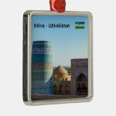 Kalta Minor Minaret - Chiwa, Usbekistan Ornament Aus Metall (Rechts)