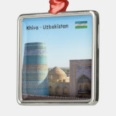Kalta Minor Minaret - Chiwa, Usbekistan Ornament Aus Metall (Links)