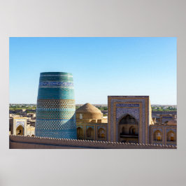 Kalta Minor Minaret - Chiwa, Usbekistan Poster