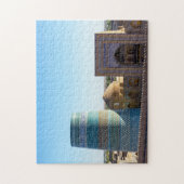 Kalta Minor Minaret - Chiwa, Usbekistan Puzzle (Vertikal)