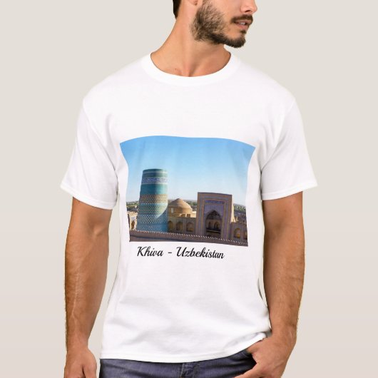 Kalta Minor Minaret - Chiwa, Usbekistan T-Shirt (Vorderseite)