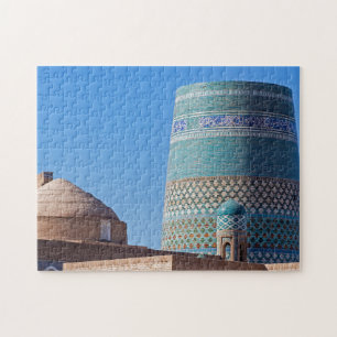 Kalta Minor Minarett - Khiva, Usbekistan, Asien Puzzle