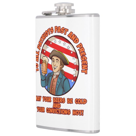 Kaltbier am 4. Juli Flachmann (Links)