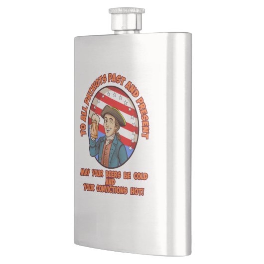 Kaltbier am 4. Juli Flachmann (Links)