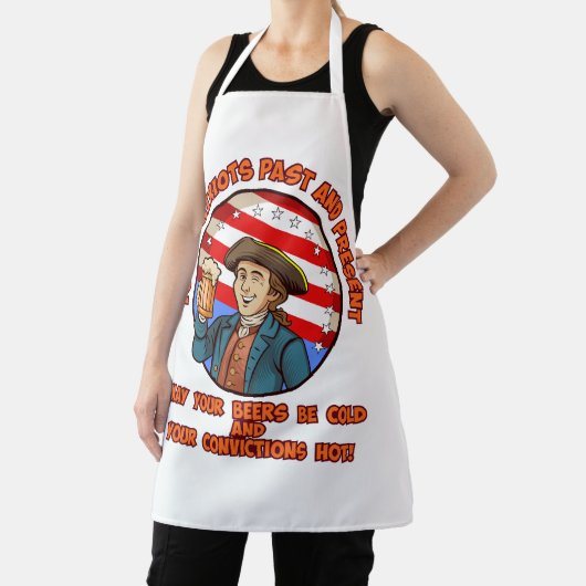 Kaltbier am 4. Juli Schürze (InSitu)