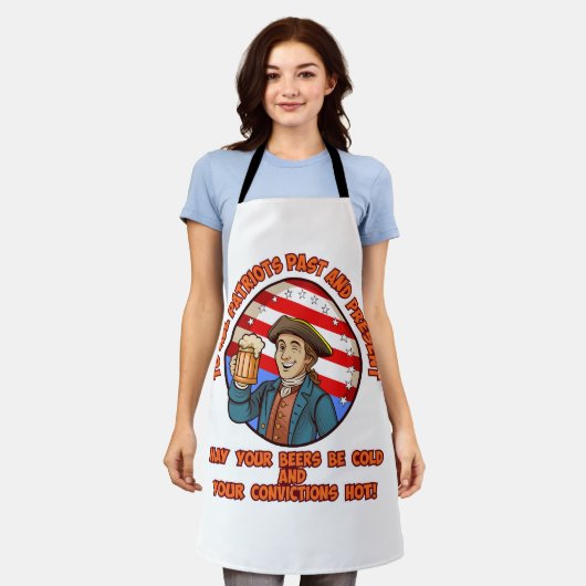 Kaltbier am 4. Juli Schürze (Getragen)