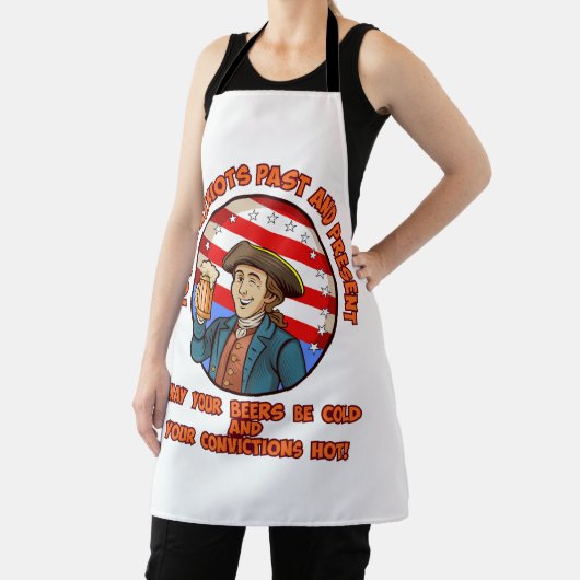 Kaltbier am 4. Juli Schürze (InSitu)