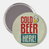 Kaltbier Magnet (Vorderseite/Rückseite)