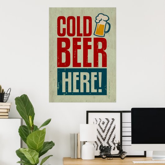 Kaltbier Poster (Heimbüro)