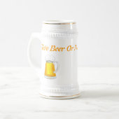 Kaltbier-Tasse Bierglas (Vorderseite Links)