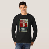 Kaltbiertrinken hier T-Shirt (Vorne ganz)