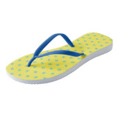 Kaltblauer Schneefall: Flip Flops Badesandalen (Schrägansicht)