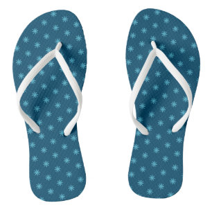 Kaltblauer Schneefall: Flip Flops Badesandalen