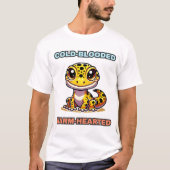 Kaltblütiger, wärmhergestellter Sonnenleopard Geck T-Shirt (Vorderseite)