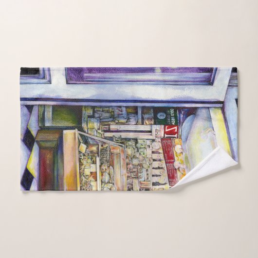 Kaltbrauen in einem heißen Deli Badhandtuch Set (Handtuch)