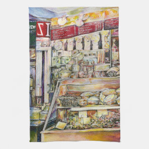 Kaltbrauen in einem heißen Deli Geschirrtuch