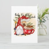 Kälte außerhalb Gnome Holiday fühlen (Stehend Vorderseite)