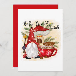 Kälte außerhalb Gnome Holiday fühlen