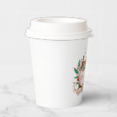 Kälte außerhalb heißer Schokolade Weihnachtsfest Pappbecher (Rechts)