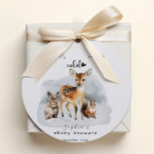 Kälte Außerhalb Winter Waldtierschnee Geschenkanhänger