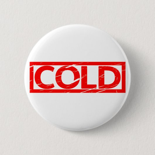 Kalte Briefmarke Button (Vorderseite)