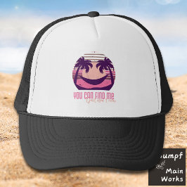 Kälte. Du kannst mich finden, das ist mir egal Truckerkappe