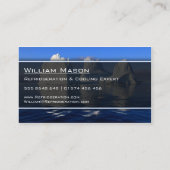 Kälte, Eis, Klimaanlage - Visitenkarte (Rückseite)