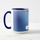 Kalte Eisige Perlene Dampf Linien Tasse (Links)