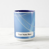 Kalte Eisige Perlene Dampf Linien Tasse (Zentrum)