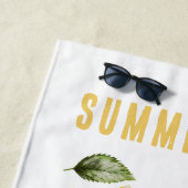 KÄLTE, FARBSCHEIBEN, PERSONALISIERT STRANDTUCH (Beispiel)