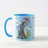 KALTE FLASCHE WARMES HERZ, PENGUIN CHRISTMAS TASSE (Links)