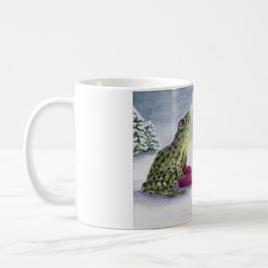 "Kalte Frösche" durch Deanna Bach Kunst Kaffeetasse (Links)
